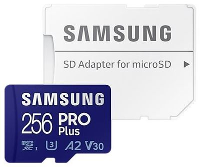 Samsung Pro Plus microSDXC 256GB U3 A2 V30 UHS-I R160/W120 (MB-MD256KA/EU)