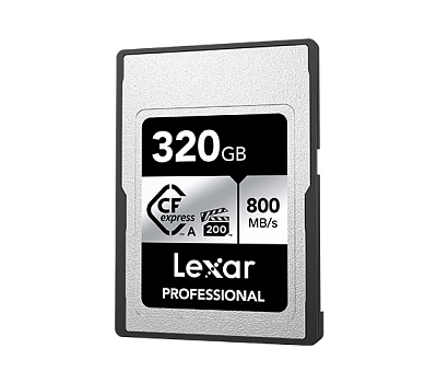 Карта памяти Lexar CFexpress Type A 320GB VG200 R800/W700Mb/s