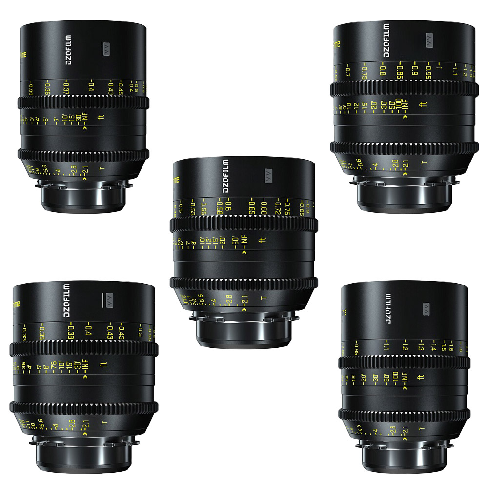 Набор из 5 объективов DzoFilm Vespid