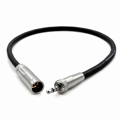 GS-Pro mini XLR (m) - miniJack 3.5mm (m) с зажимом, 50см
