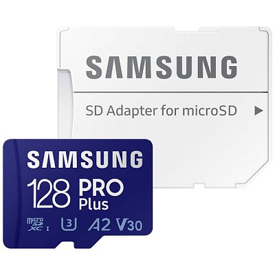 Карта памяти Samsung Pro Plus microSD 128GB