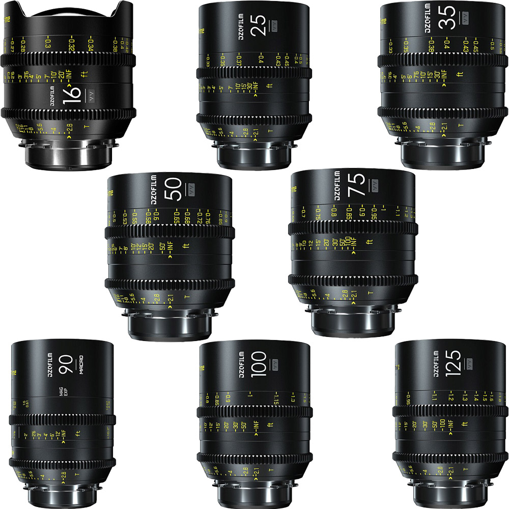 Набор из 8 объективов DzoFilm Vespid