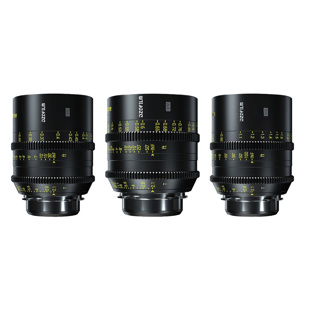 Набор из 3 объективов DzoFilm Vespid