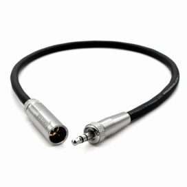 GS-Pro mini XLR (m) - miniJack 3.5mm (m) с зажимом, 50см
