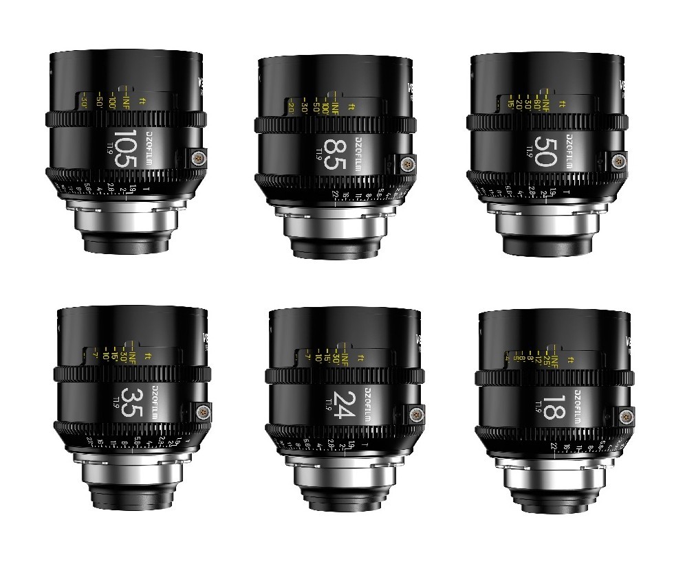 Набор из 6 объективов DzoFilm Vespid II