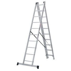 Лестница 3-секционная 10 ступеней (2.67/4.45/6.31м)