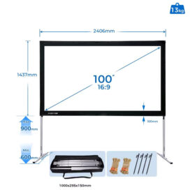 Экран для проектора SCREEN PRO (100 дюймов)